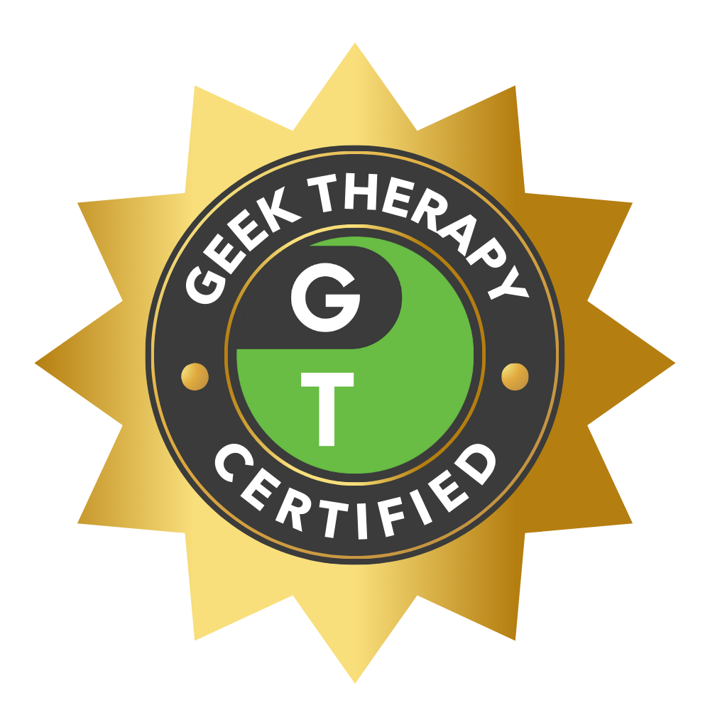 Geek Therapy Certified badge.
